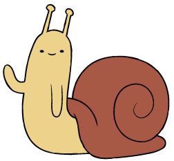 A magnificent snail